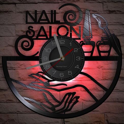 12 '' Salon Salon Vinyl record record record stare for beauty salon decor in Kuwait