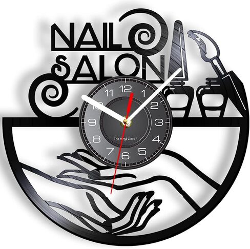 12 '' Salon Salon Vinyl record record record stare for beauty salon decor in Kuwait