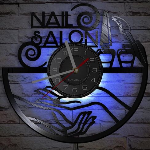 12 '' Salon Salon Vinyl record record record stare for beauty salon decor in Kuwait