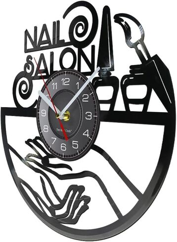 12 '' Salon Salon Vinyl record record record stare for beauty salon decor in Kuwait