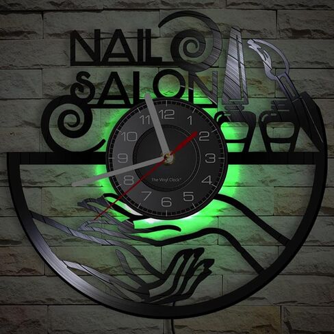 12 '' Salon Salon Vinyl record record record stare for beauty salon decor in Kuwait