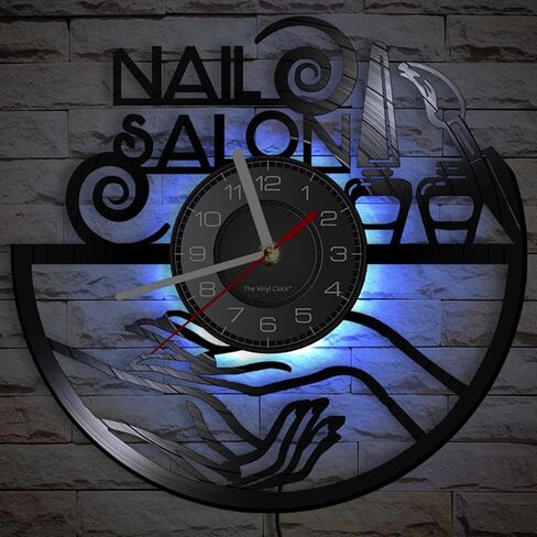 12 '' Salon Salon Vinyl record record record stare for beauty salon decor in Kuwait