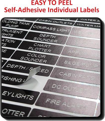 lettversions 160 pcs استبدال تنسيق كبير للبحر الأزرق البحري الممتد AC DC لوحات البطارية الدليل التبديل تسميات السيارة شاحنة RV Camper 8030 8031 ​​8067 8067 French (Français) in Saudi Arabia