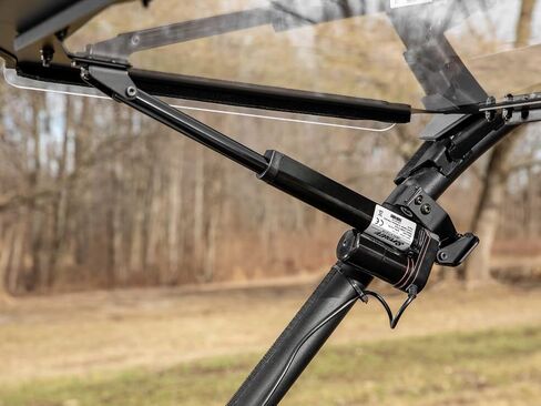 SuperATV MaxDrive Power Flip Windshield Compatible With Kawasaki Teryx KRX 1000: 2020+, Kawasaki Teryx KRX 4 1000: 2023+, 1/4" Polycarbonate 250x Stronger than Glass in Saudi Arabia