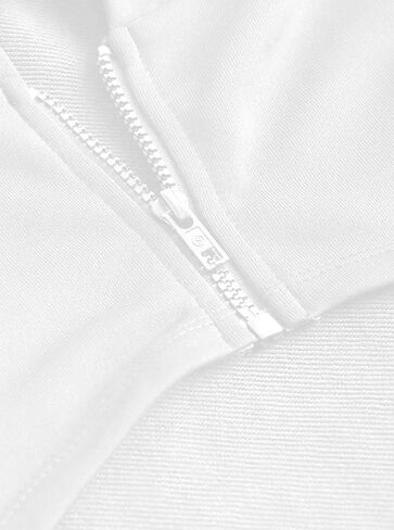 LovelyWholesale Women Cropped Hoodie Zip Up Long Sleeve Crop Top Sweatshirts in Kuwait