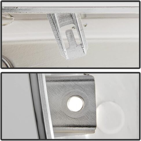 ACANII - For 2016-2022 Toyota Tacoma Chrome Surface Rear Bumper End Cap w/o Parking Sensor Hold Right Passenger Side in Saudi Arabia