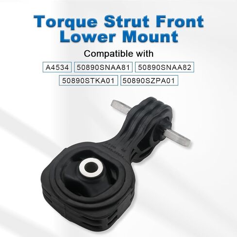JDMON 1Pcs Engine Torque Strut Mount Replacement for 2006-2011 Honda Civic 1.8L Auto Trans Compatible with A4534, 50890SNAA81 in Saudi Arabia