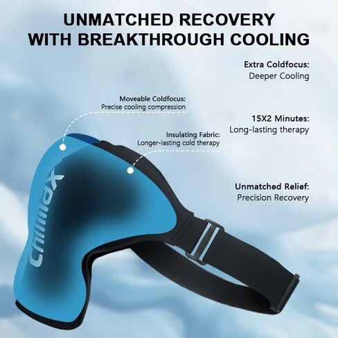 Shoulder Ice Pack Wrap Rotator Cuff & Arm,Reusable Gel Hot Cold Therapy Compression,Instant Relieve Shoulder Periarthritis Pain,Fatigue, Sports injury, Best Surgery Recovery Gift (Large Black) in Kuwait