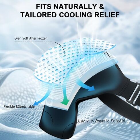 Shoulder Ice Pack Wrap Rotator Cuff & Arm,Reusable Gel Hot Cold Therapy Compression,Instant Relieve Shoulder Periarthritis Pain,Fatigue, Sports injury, Best Surgery Recovery Gift (Large Black) in Kuwait
