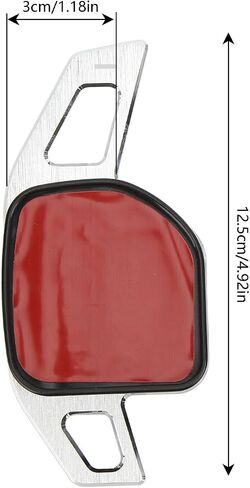 مجاذيف Keenso Steering Wheel Shift Paddles ، امتداد مُجدّة سبائك الألومنيوم لـ 8V S4 S5 B8.5 S6 S7 C7 2013 2016 (Silver) in Kuwait