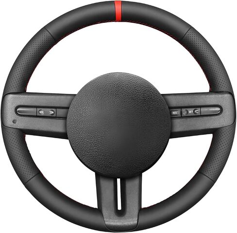 MEWANT Steering Wheel Cover for Ford Mustang 2005-2012 Hand-Stitched Steering Wheel Wrap in Kuwait