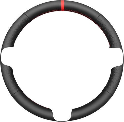 MEWANT Steering Wheel Cover for Ford Mustang 2005-2012 Hand-Stitched Steering Wheel Wrap in Saudi Arabia