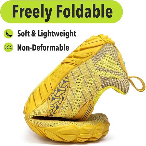 Saguaro Womens Mens Barefoot Shoes Minimalist Trail Runner Wide Toe Box Zero Drop Outdoor Cross Shoe in Kuwait