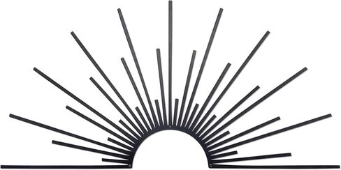 Sunburst Metal Wall Art Sculpture – Metal Minimalist Design Wall Decor for Indoor/Outdoor Minimalist Décor for Bathroom, Living Room & Garden (Gold) in Kuwait