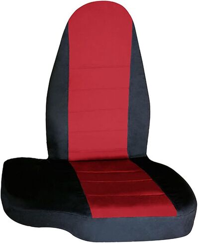 COVERS COTTON CENTER بدون وحدة تحكم ملائمة لعام 1998 1999 2000 2001 2002 2003 FORD RANGER 60/40 Highback Truck (Black & Red) in Saudi Arabia