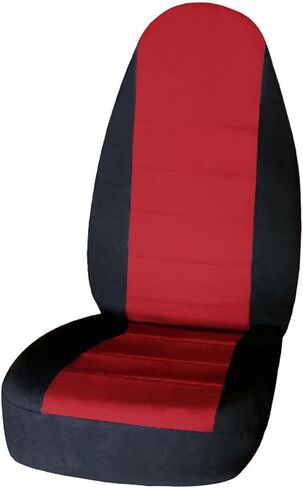 COVERS COTTON CENTER بدون وحدة تحكم ملائمة لعام 1998 1999 2000 2001 2002 2003 FORD RANGER 60/40 Highback Truck (Black & Red) in Saudi Arabia