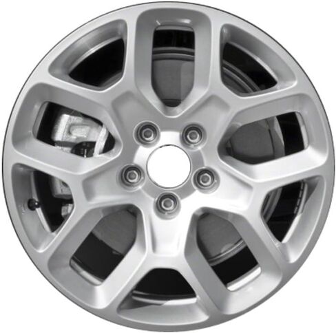 17 "17x7" جديد بديل سبيكة ألومنيوم الفضة الحافة لعام 2015-2018 Jeep Renegade | 9148 in Saudi Arabia