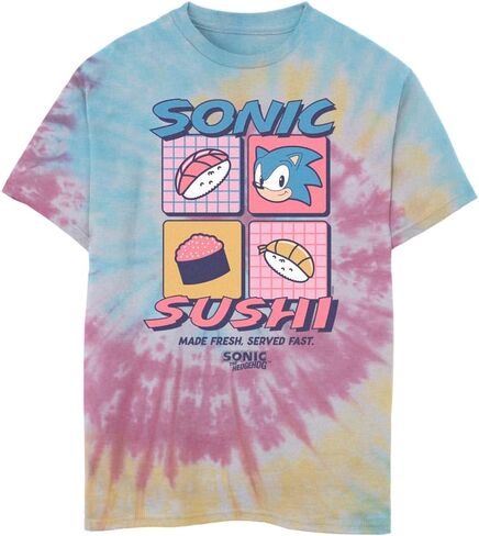 Sonic The Hedgehog Boys' Sonic Sushi Short Sleeve Crew Tee in Saudi Arabia