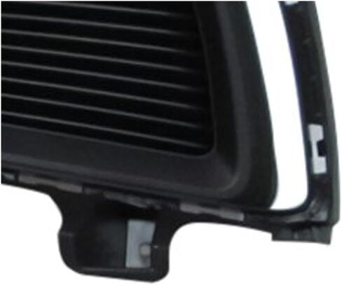 DAT AUTO PARTS Front Right Passenger Side Fog Light Hole Cover Grille Trim Bezel Bumper Insert Replacement for 2018-2022 Hyundai Accent Sedan & Hatchback Black Textured Plastic HY1039131 86524J0000 in Saudi Arabia