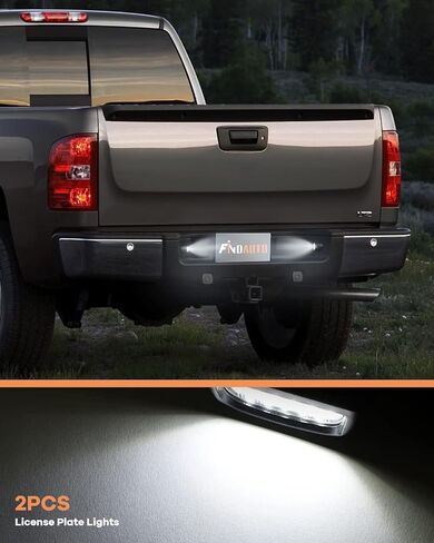 Findauto نسيج خطوة خلفية سوداء ملاءمة للفترة 2014-2018 لشيفي سيلفرادو 1500 لـ GMC Sierra 1500 W/Park Park Back مع ثقوب مستشعر وقوف السيارات in Saudi Arabia