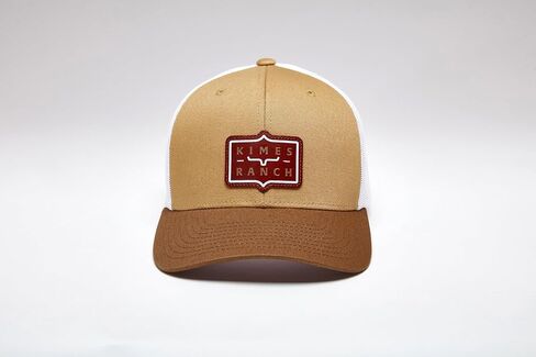 Kimes Ranch Unisex Sheridan Hat – Mid-Profile Snapback with Leather Patch in Saudi Arabia