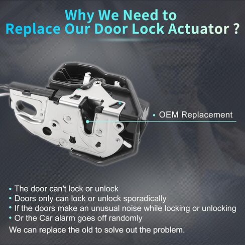 X AUTOHAUX Replacement Front Right Passenger Side Power Door Lock Actuator Motor with Cable for BMW 528i 11-16 for BMW 550i 11-16 Door Latch Actuator Assembly Replace No.51217185692 Black in Saudi Arabia