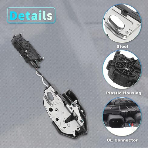X AUTOHAUX Replacement Front Right Passenger Side Power Door Lock Actuator Motor with Cable for BMW 528i 11-16 for BMW 550i 11-16 Door Latch Actuator Assembly Replace No.51217185692 Black in Saudi Arabia