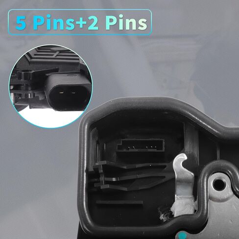 X AUTOHAUX Replacement Front Right Passenger Side Power Door Lock Actuator Motor with Cable for BMW 528i 11-16 for BMW 550i 11-16 Door Latch Actuator Assembly Replace No.51217185692 Black in Saudi Arabia