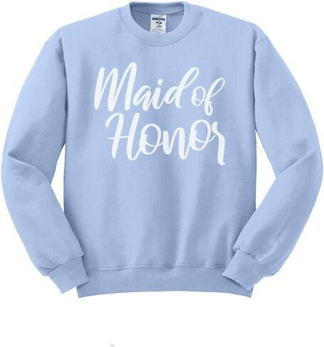 TeesAndTankYou Bridal Party Maid of Honor Sweatshirt Unisex in Kuwait