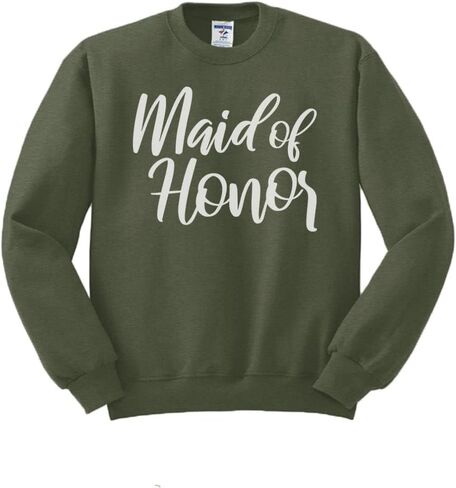 TeesAndTankYou Bridal Party Maid of Honor Sweatshirt Unisex in Kuwait