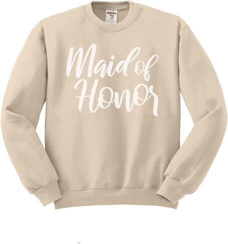 TeesAndTankYou Bridal Party Maid of Honor Sweatshirt Unisex in Kuwait