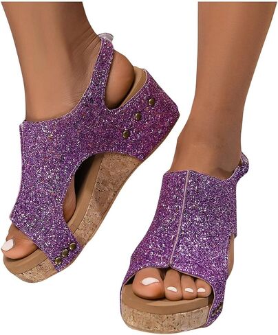 Uoqapre Sandals for Women Platfic in Kuwait
