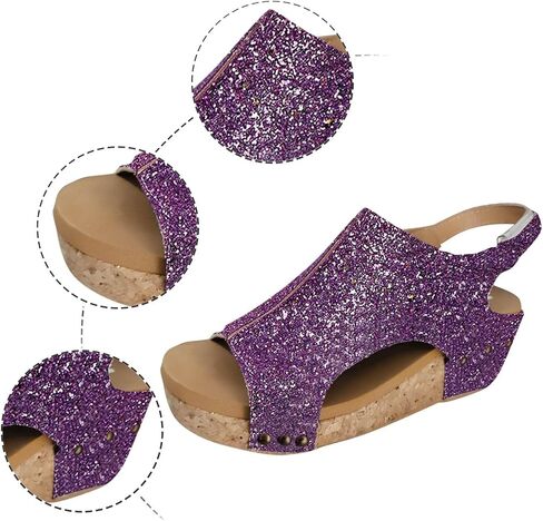 Uoqapre Sandals for Women Platfic in Kuwait