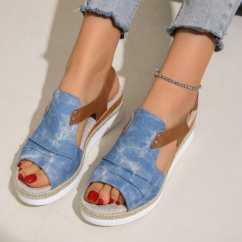Uoqapre Sandals for Women Platfic in Kuwait
