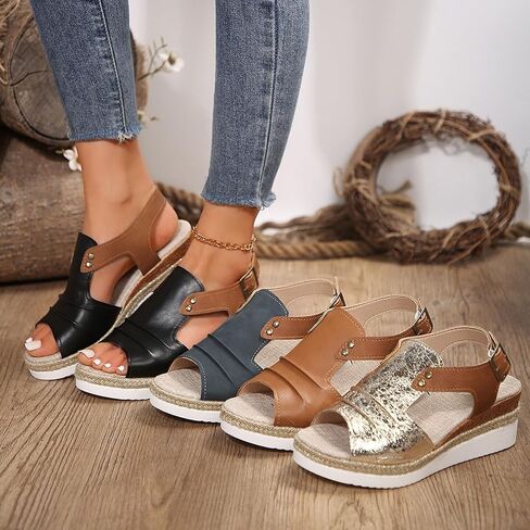 Uoqapre Sandals for Women Platfic in Kuwait