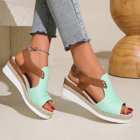 Uoqapre Sandals for Women Platfic in Kuwait
