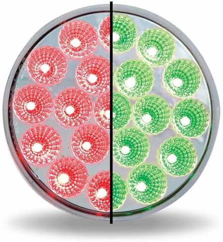 Dual Funtion 4" Round Red Stop, Turn & Tail and White Back-up LED Light in Kuwait