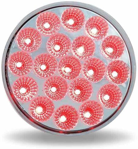 Dual Funtion 4" Round Red Stop, Turn & Tail and White Back-up LED Light in Kuwait