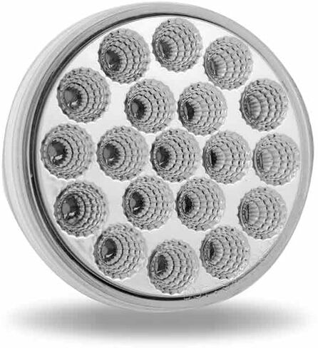 Dual Funtion 4" Round Red Stop, Turn & Tail and White Back-up LED Light in Kuwait