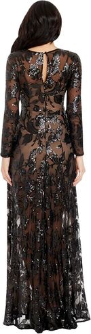 Dress the Population Women's Ava Fit and Flare Maxi Dress in Saudi Arabia