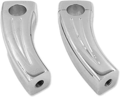 XKMT-4.5 "RISERS CHROMED HOYERBAR RISERS متوافقة مع الدراجات العالمية (1" بار) دراجة نارية [B00YWCJ7F6] in Saudi Arabia