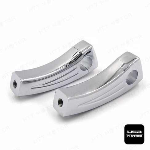 XKMT-4.5 "RISERS CHROMED HOYERBAR RISERS متوافقة مع الدراجات العالمية (1" بار) دراجة نارية [B00YWCJ7F6] in Saudi Arabia