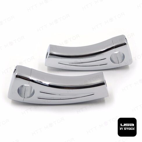 XKMT-4.5 "RISERS CHROMED HOYERBAR RISERS متوافقة مع الدراجات العالمية (1" بار) دراجة نارية [B00YWCJ7F6] in Saudi Arabia