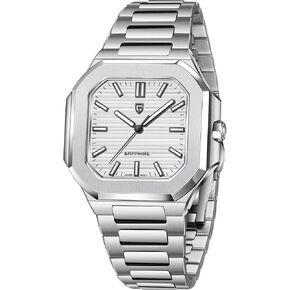 Pagani Design Men's Watch | حركة الكوارتز اليابانية VH31 | ساعة معصم الفولاذ المقاوم للصدأ للأعمال والخارجية | 50M مقاوم للماء | بطارية 5 سنوات in Kuwait