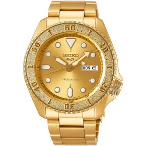 SEIKO SRPE74 5 Sports Men's Watch Gold-Tone 42.5mm Stainless Steel in Saudi Arabia