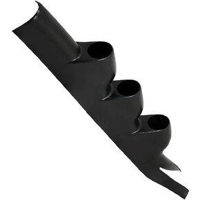 Glowshift Black Triple Garle Gauge Pod متوافق مع Ford Mustang Cobra GT Hardtop 2005-2014-ABS Plastic-Mounts (3) 2-1/16 " in Kuwait
