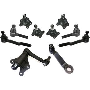 PartsW - 10 Pc Front Suspension Tie Rod Ends Idler & Pitman Arms Upper Lower Ball Joints only for Toyota 4Runner / Toyota Pickup/Toyota Pickup/Toyota T100 (ONLY 4WD) in Saudi Arabia