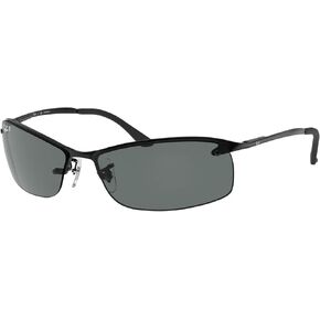 Ray-Ban RB3183 Sunglasses Bundle: RB 3183 RB3183 002/81 Black Grey and Universal Anti-slip Silicone Leash in Kuwait