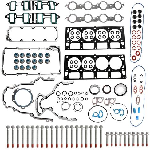 حشية رأس محرك MLS مع مجموعة الترباس ، HS26192PT-5 ، يناسب Chevy Silverado Express Suburban Tahoe ، لـ GMC Sierra Yukon XL ، ل Cadillac Escalade ، 2007-2011 ، 6.0/6.2L V8 ، ES72220 ، ES72390 in Kuwait