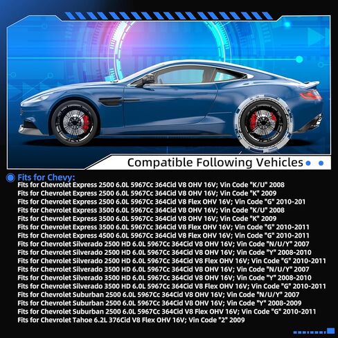 حشية رأس محرك MLS مع مجموعة الترباس ، HS26192PT-5 ، يناسب Chevy Silverado Express Suburban Tahoe ، لـ GMC Sierra Yukon XL ، ل Cadillac Escalade ، 2007-2011 ، 6.0/6.2L V8 ، ES72220 ، ES72390 in Kuwait